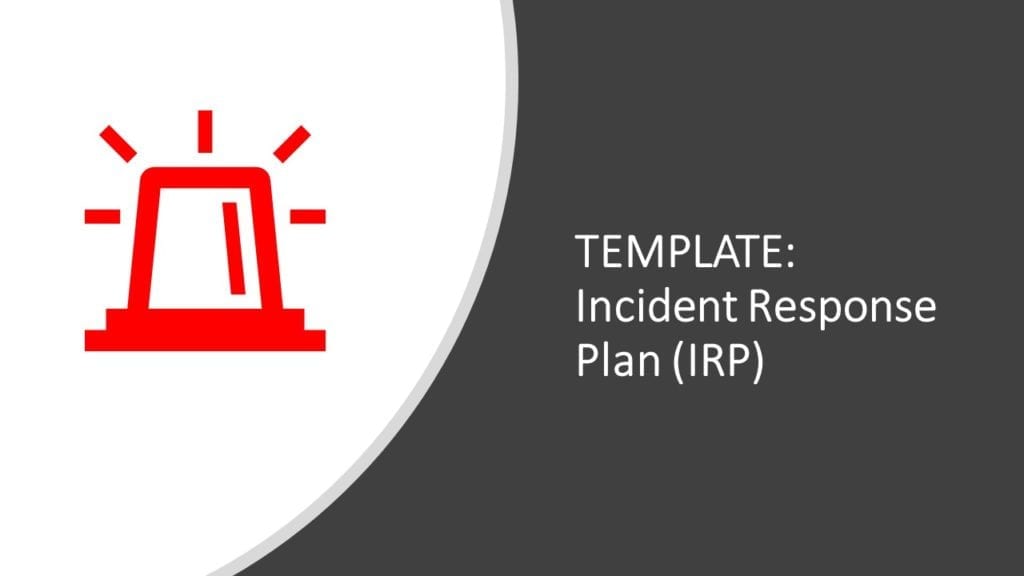 Template Incident Response Plan Irp ⋆ The Cyber Sentinel 6929